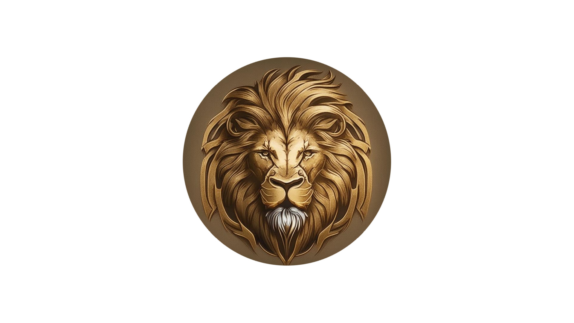 Логотип в форме головы льва